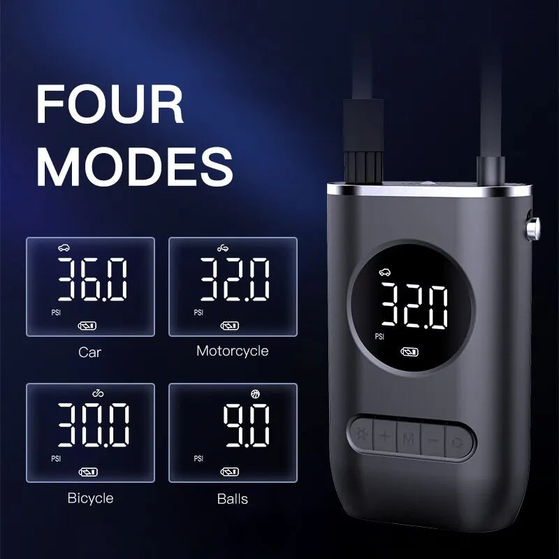 Air Pump Handheld Wireless Digital Display Charging Pump